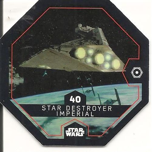 Jeton Star Wars Cosmic Shells Leclerc N°40 - Star Destroyer Imperial