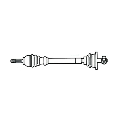 Cardan, Transmission Avant Gauche, Conducteur Renault Clio Ii 1,2 D7f/D4f Essence Consigne Incluse