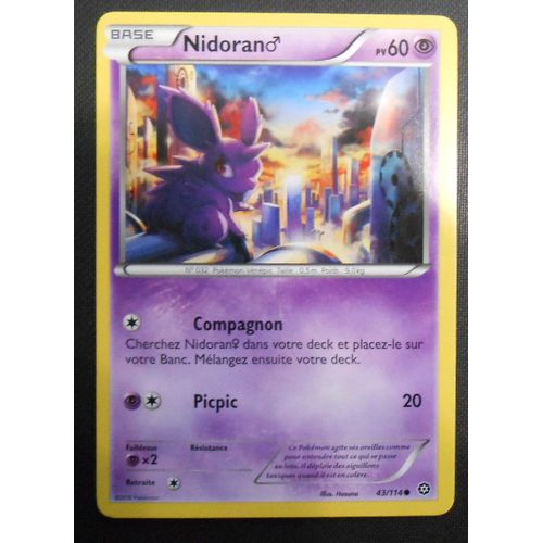 Pokémon - 43/114 - Nidoran ? - Xy - Offensive Vapeur - Commune