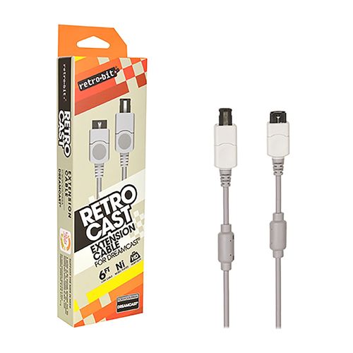 Retro-Bit Câble D'extension Rallonge 1,8m Pour Manette Pad Sega Dreamcast