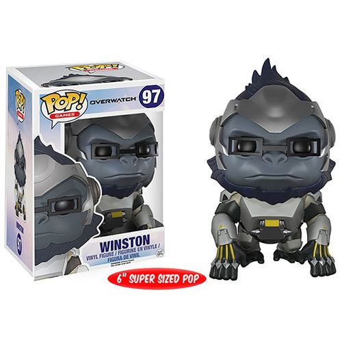 Funko - Pop ! Games: Overwatch - Winston - Figurine En Vinyle