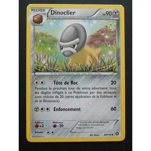 Pokémon - 69/114 - Dinoclier - Xy - Offensive Vapeur - Peu Commune