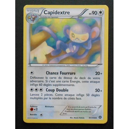 Pokémon - 91/114 - Capidextre - Xy - Offensive Vapeur - Peu Commune