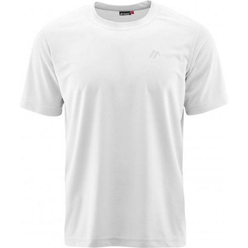 Maier Sports Walter T-Shirt Taille L, Blanc/Gris