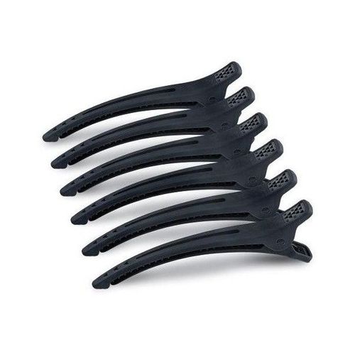 Colorproof Pinces Sépare-Mèches Noir 6 Pcs 