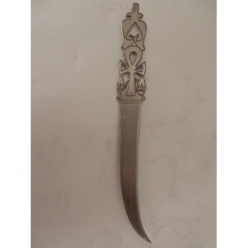Coupe Papier Argent Massif Origine Égypte