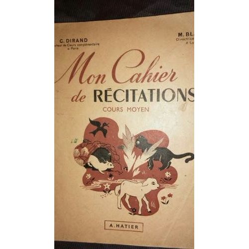 Mon Cahier De Récitations