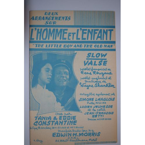 Deux Arrangements Sur L'homme Et L'enfant "The Little Boy And The Old Man" - Slow Valse