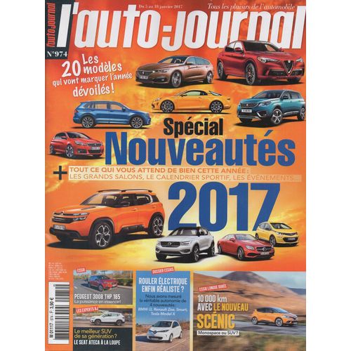 L'auto Journal 974 - Spécial Nouveautés 2017 - Les 20 Modèles Qui Vont Marquer L'année