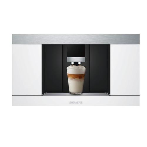 Siemens iQ700 CT636LEW1 - Machine à café automatique - encastrable - 19 bar - blanc