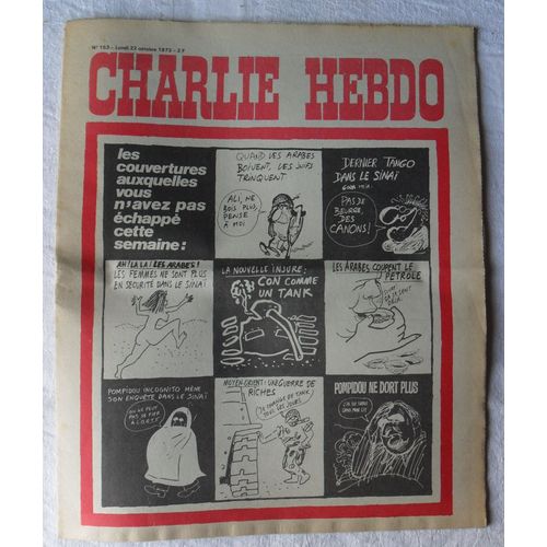 Charlie Hebdo N° 153 - Lundi 22 Octobre 1973.