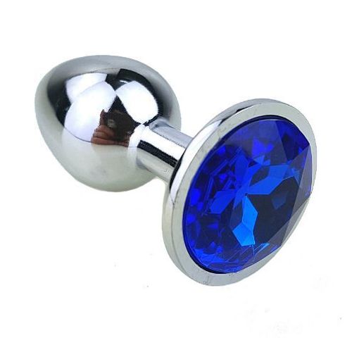Bijou Intime Plug Anal Style Rosebud Gay Sex Sm Sextoy Taille S Couleur Bleu Foncé