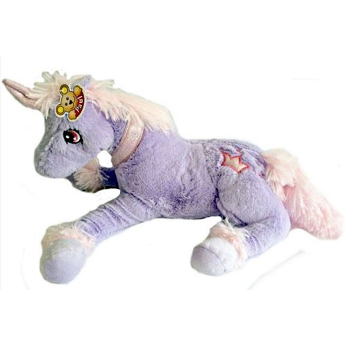 1 Peluche Licorne 40 X 20 Cm Paillette Doudou Jouet