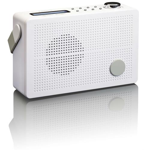 Lenco PDR-030 Tuner Radio Blanc FM PLL avec fonction RDS