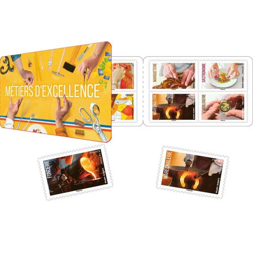 Carnet De 12 Timbres - Métiers D'excellence - Lettre Verte