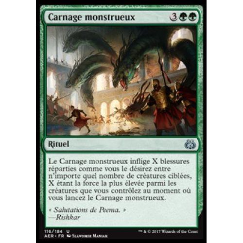 Carnage Monstrueux - Monstrous Onslaught - Magic Mtg - La Révolte Éthérique - 116/184 - U