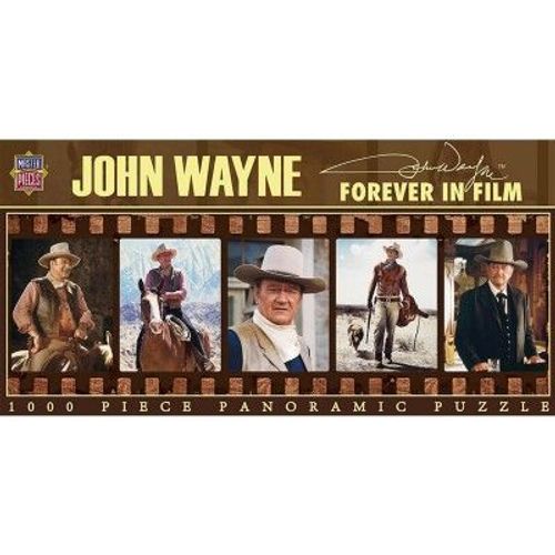 Puzzle 1000 Pièces Panoramique : John Wayne Éternellement Dans Le Film