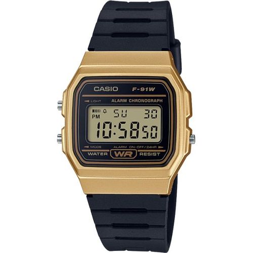 Casio Montre Noir Digital Femmes Casio Collection F-91wm-9aef