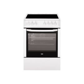 Beko CSE 67100 GW - Cuisinière - pose libre - largeur : 60 cm - profondeur : 60 cm - hauteur : 85 cm - classe A -10%