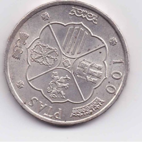 Espagne : 100 Ptas ( Pesetas ) 1966 ; Francisco Franco Caudillo De España Por La G. De Dios