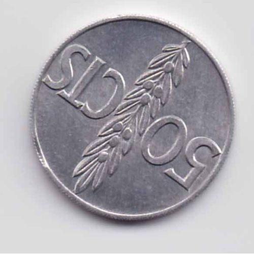 Espagne : 50 Cts ( Centimos ) 1966 ; Francisco Franco Caudillo De España Por La G. De Dios