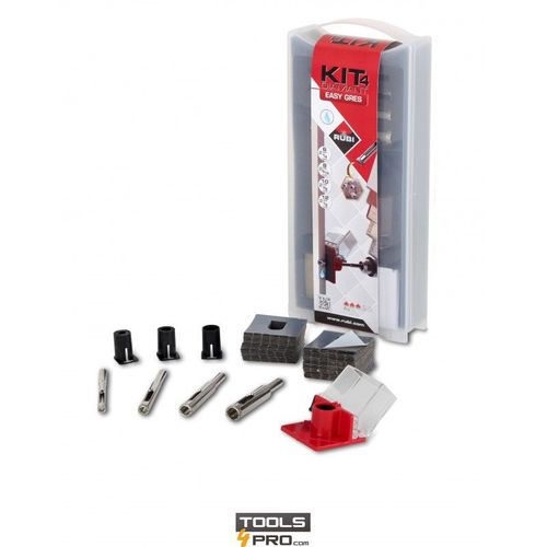 Kit trepans diamant RUBI EASY GRES Ø 6,8,10 et 12 mm.