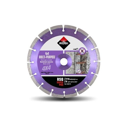 Disque Diamant RUBI STT SUPERPRO : le "tout terrain" - 115 mm