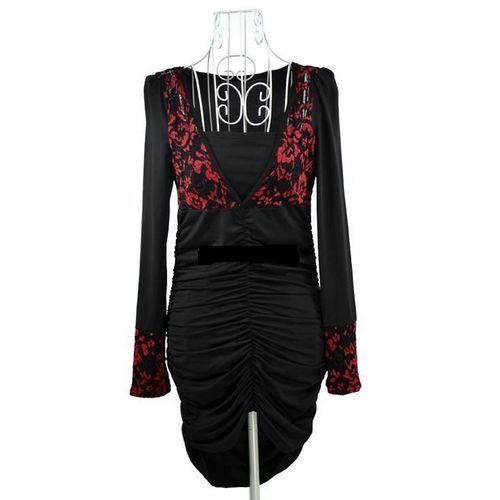 Tunique/Robe Noire Et Rouge Tm