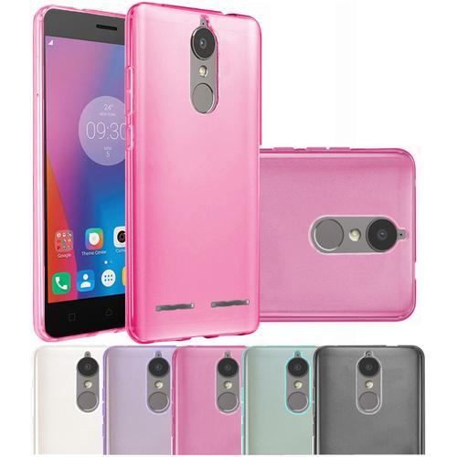 Housse Lenovo K6, Etui Housse Coque De Protection Ultra Fine Silicone  Tpu Gel Pour Lenovo K6 (Jelly - Rose)