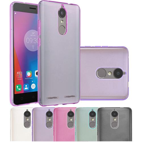 Housse Lenovo K6, Etui Housse Coque De Protection Ultra Fine Silicone  Tpu Gel Pour Lenovo K6 (Jelly - Violet)