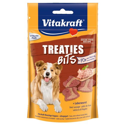 Vitakraft - Friandises Treaties Bits À La Pâté De Foie Pour Chien - 120g