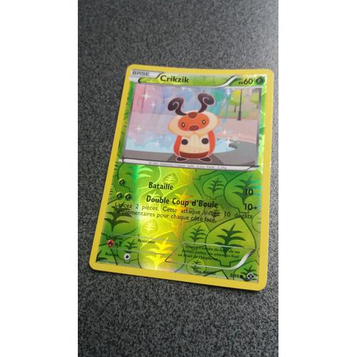 Carte Pokémon Crikzik Holo Reverse 3/99 Noir & Blanc Destinees Futures Neuf