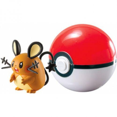 Pokemon Dedenne + Poke Ball Clip¿N¿Carry Poké Ball Wave D7