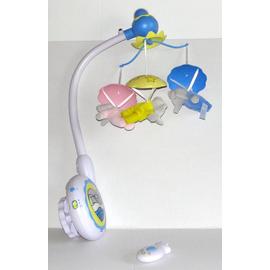 Babar Mobile Lumineux Musical Effet Lumineux Au Plafond Et Veilleuse Avec Telecommande Lansay Rakuten