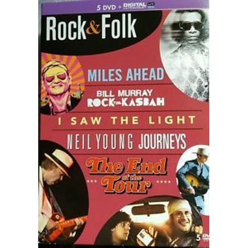 Coffret Rock & Folk : Miles Ahead + Rock The Kasbah + I Saw The Light + Neil Young Journeys + The End Of The Tour - Dvd + Copie Digitale