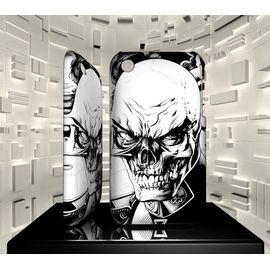Coque Iphone 3g 3gs Crane Rouge Red Skull Comics 04