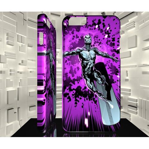 Coque Iphone 7+ 7 Plus Le Surfer D'argent Silver Surfer Comics 03