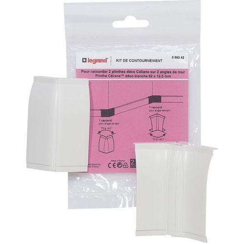 DLP contournement 82x12.5 blanc