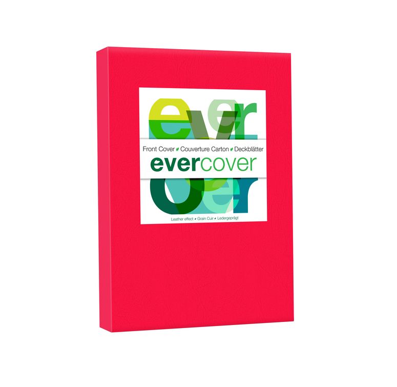 Exacompta Evercover - Papier couverture - rouge - A4 (210 x 297 mm) - 270 g/m² - 100 feuille(s)