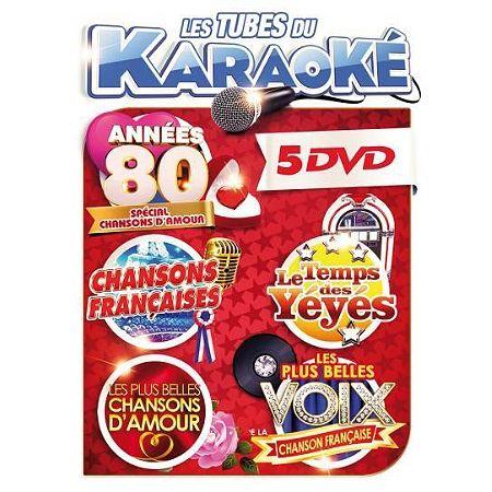 Les tubes du karaoké COFFRET 5 DVD contient : Années 80 spécial chansons d'  amour : chansons Françaises : le temps des yéyés : Les plus belles chansons  d'amour.: : Les plus belles voix