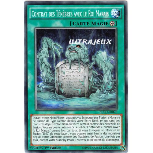 Yu-Gi-Oh! - Sdpd-Fr025 - Contrat Des Ténèbres Avec Le Roi Marais - Commune