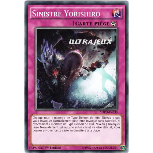Yu-Gi-Oh! - Sdpd-Fr038 - Sinistre Yorishiro - Commune