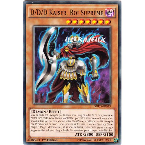 Yu-Gi-Oh! - Sdpd-Fr013 - D/D/D Kaiser, Roi Suprême - Commune
