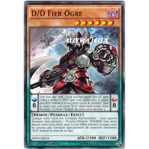 Yu-Gi-Oh! - Sdpd-Fr014 - D/D Fier Ogre - Commune