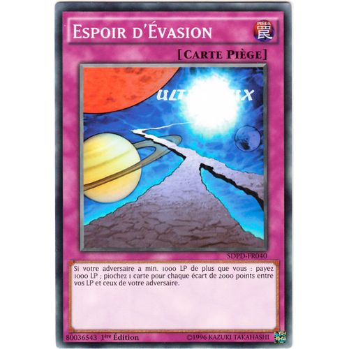 Yu-Gi-Oh! - Sdpd-Fr040 - Espoir D'évasion - Commune
