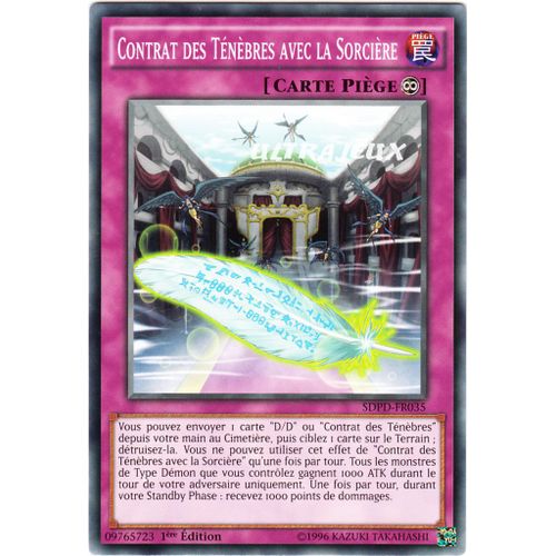 Yu-Gi-Oh! - Sdpd-Fr035 - Contrat Des Ténèbres Avec La Sorcière - Commune