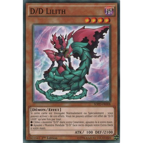 Yu-Gi-Oh! - Sdpd-Fr008 - D/D Lilith - Commune