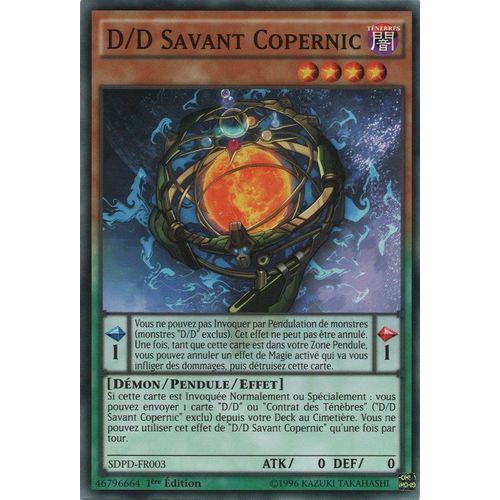 Yu-Gi-Oh! - Sdpd-Fr003 - D/D Savant Copernic - Commune