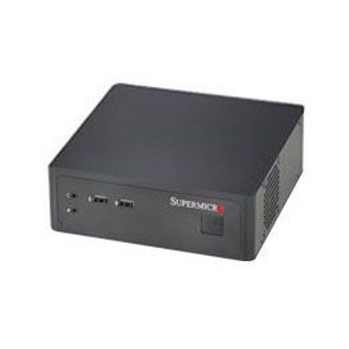 Supermicro SC101i - USFF - mini ITX - pas d'alimentation - noir - USB/Audio