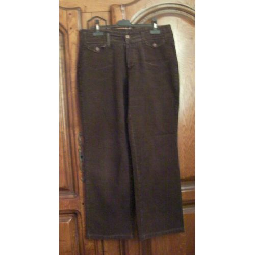 Pantacourt Marron Yessica - Taille 48